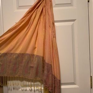 Peachy Pashmina Scarf